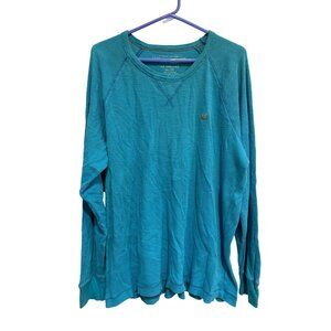 American Eagle Outfitters Thermal Shirt Size XXL Crew Waffle Knit Vintage Fit